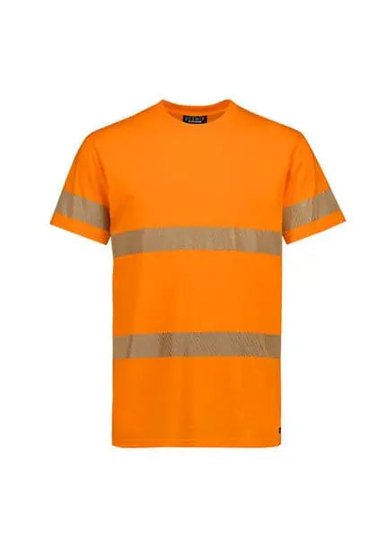 SYZMIK Men's Hi Vis Segmented Tape Cotton Tee Shirt ZH510 Metro Workwear.